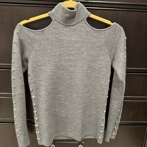 Alice & Olivia Gray Wool Sweater SM